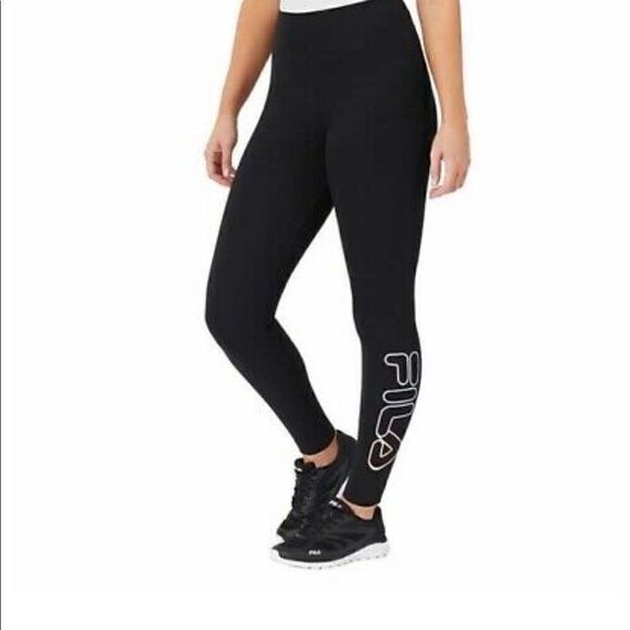 Fila Womens Cotton Leggings  - Picture 1 of 8